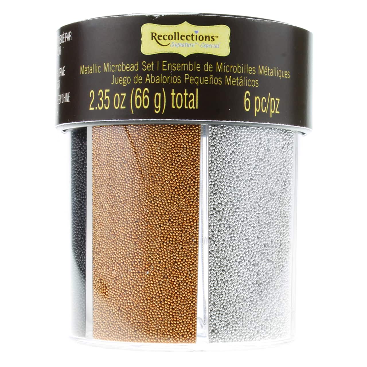 12 Pack: Signature™ Metallics Microbead Caddy by Recollections™